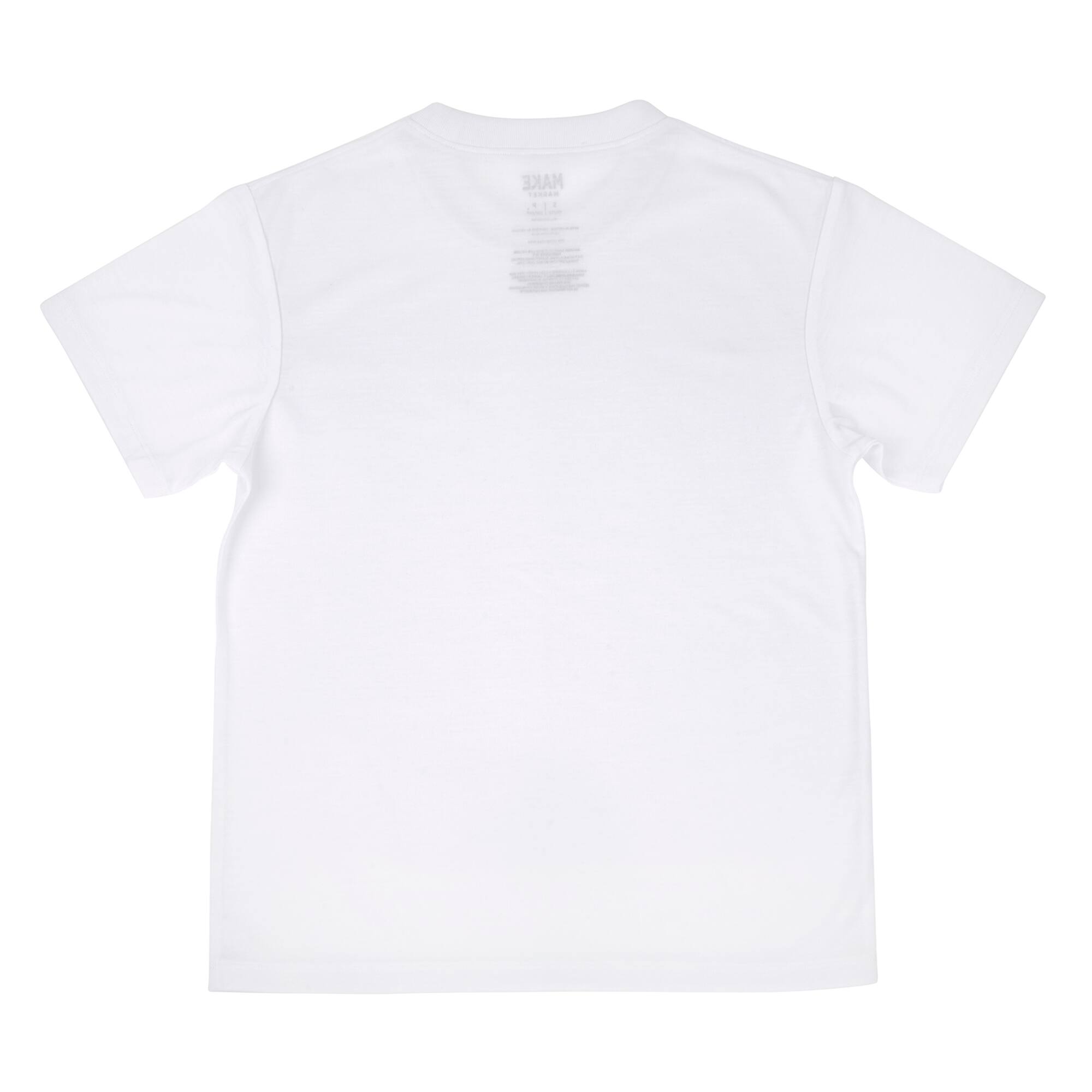 12 Pack: White Youth Polyester Crew Neck T-Shirt by Make Market